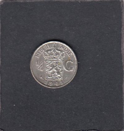 Beschrijving: 1/4 Gulden 